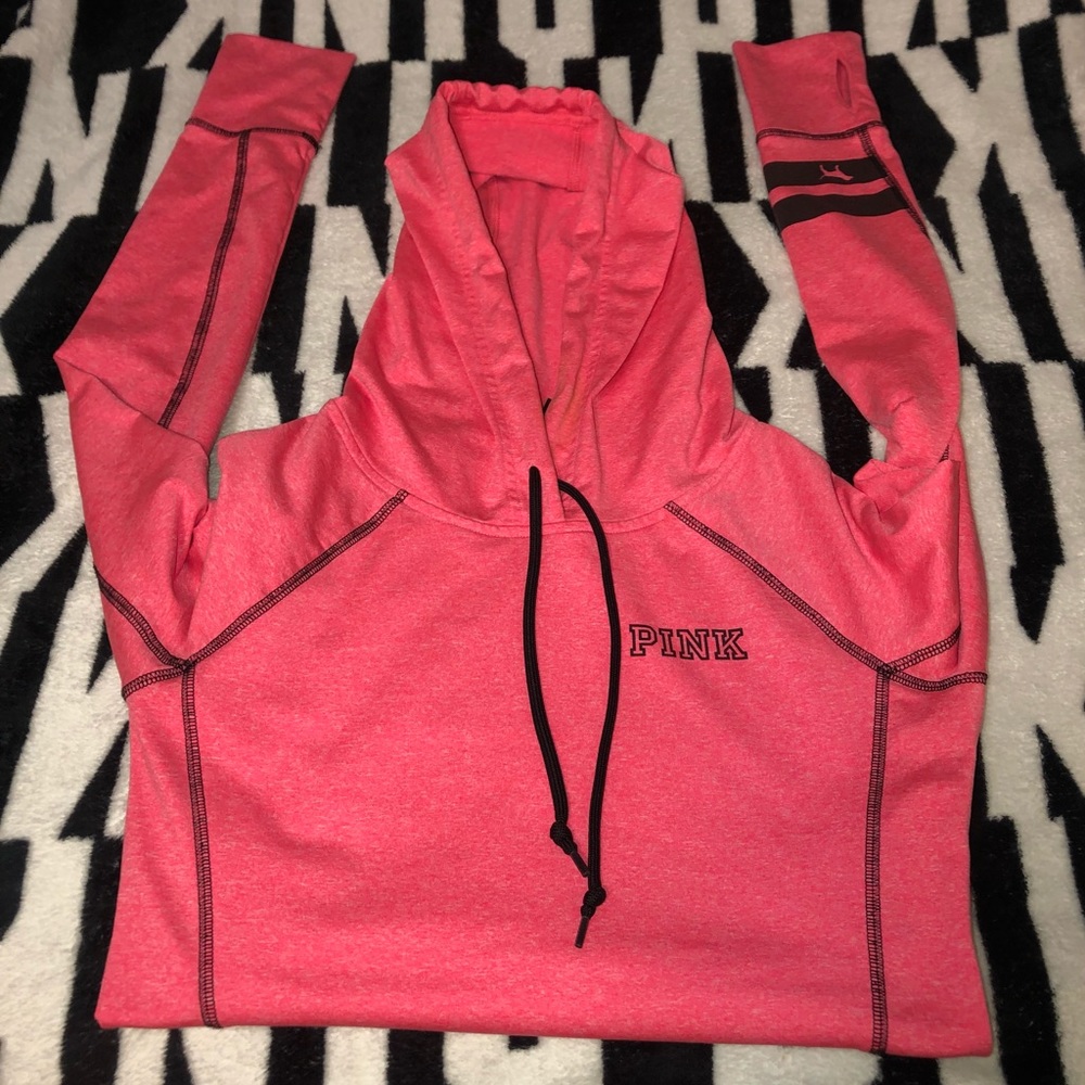 PINK Victoria’s Secret Pink Pullover Hoodie Small sz S - Picture 9 of 14
